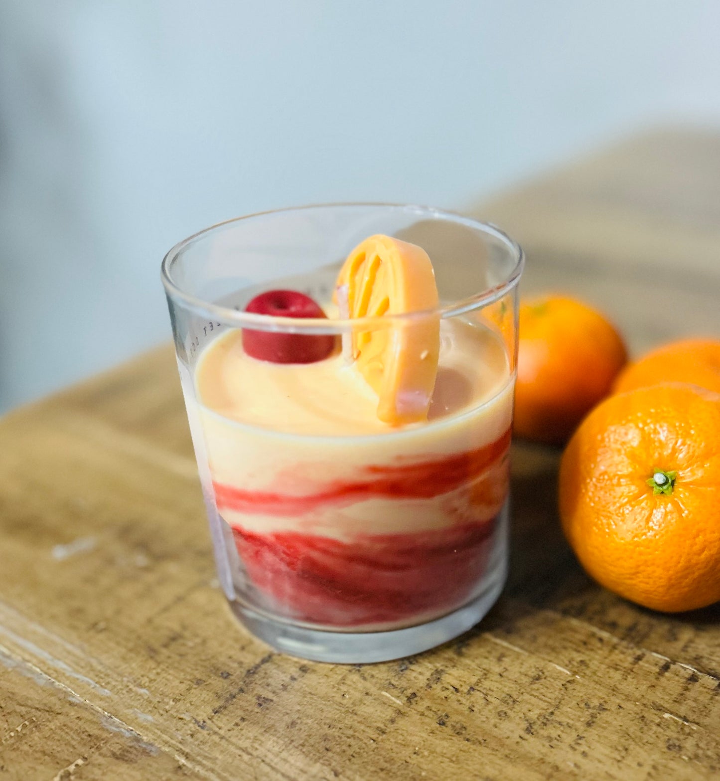 Tequila Sunrise Candle ~8oz