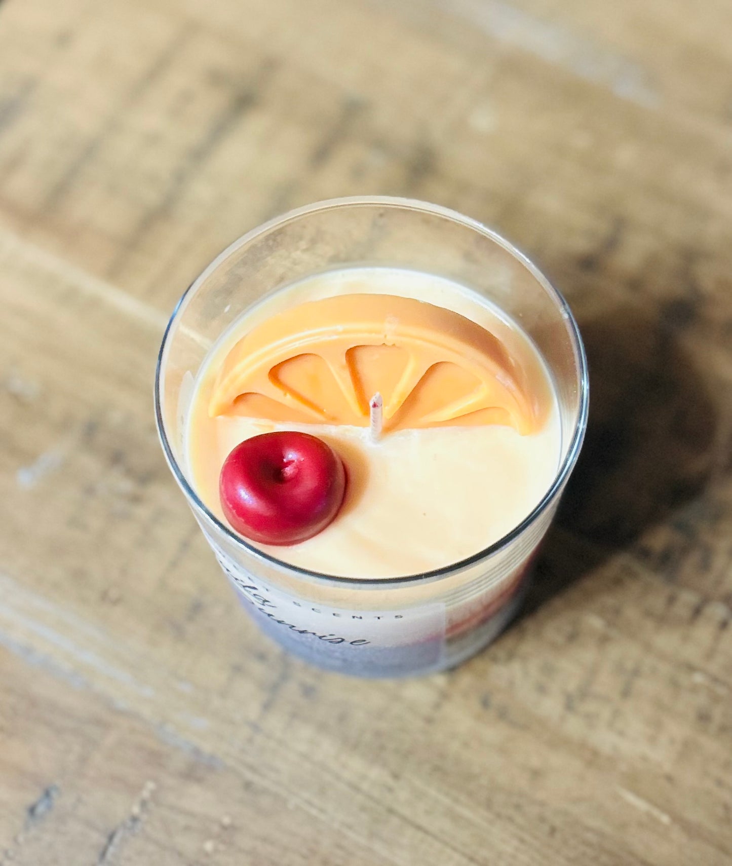 Tequila Sunrise Candle ~8oz