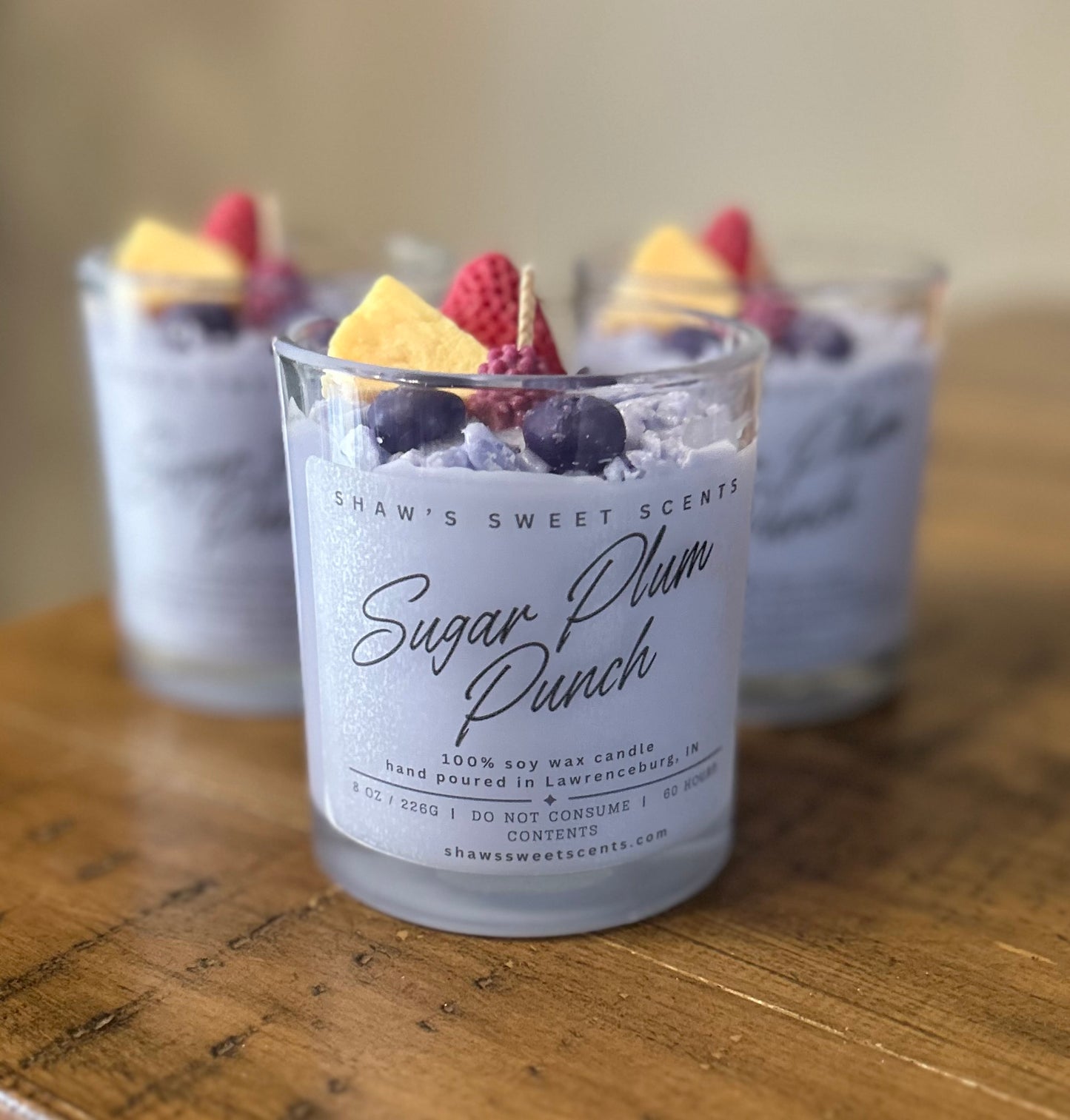 Sugar Plum Punch Candle ~8oz