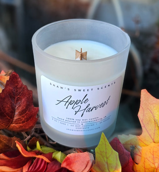 Apple Harvest ~8oz Wood Wick Candle