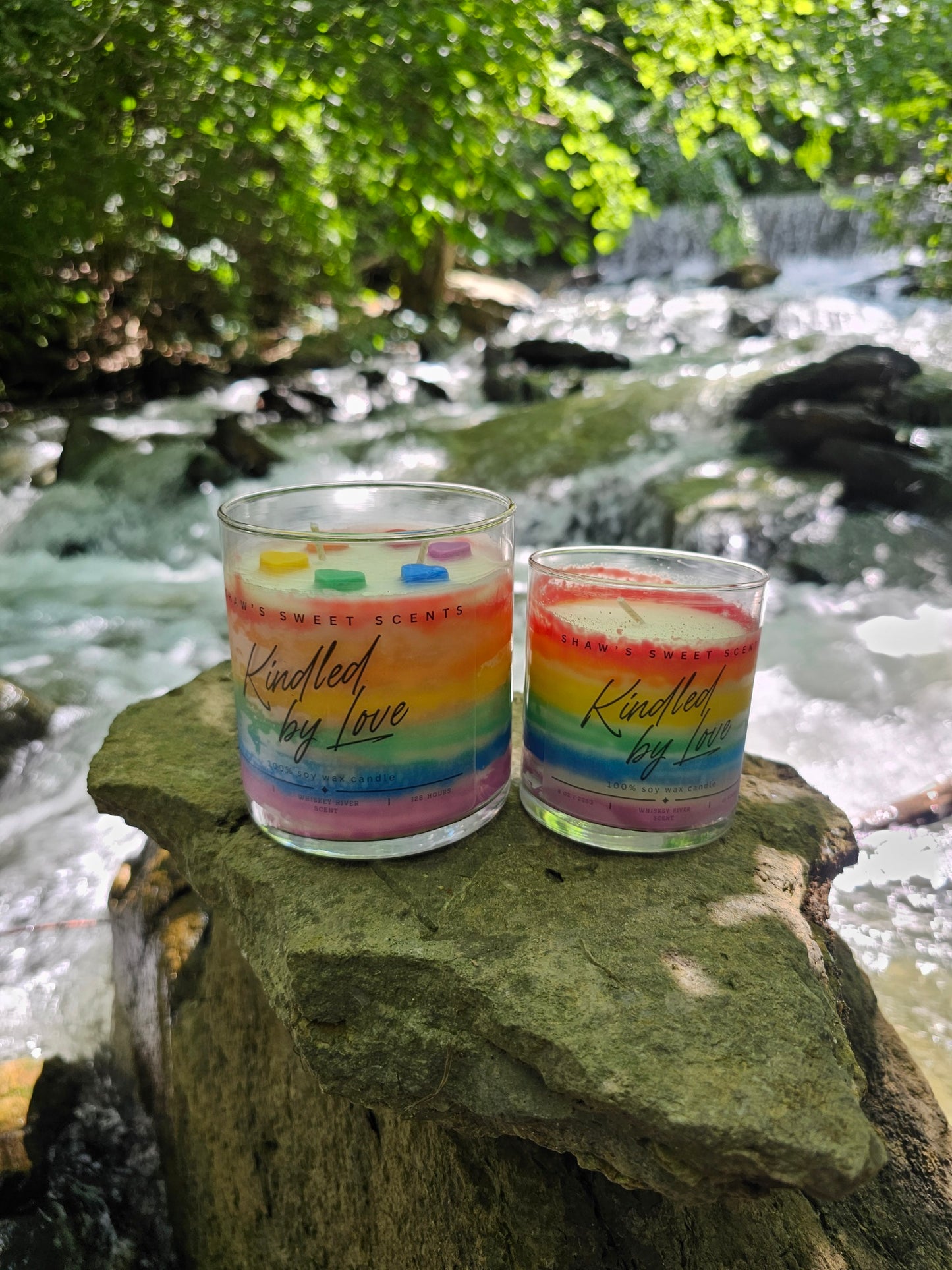 Kindled by Love Candle ~8oz