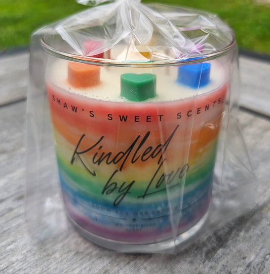 Kindled by Love Candle ~16oz