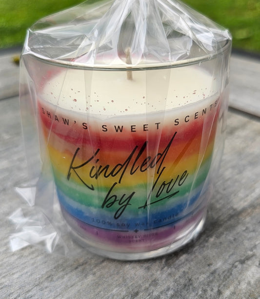Kindled by Love Candle ~8oz