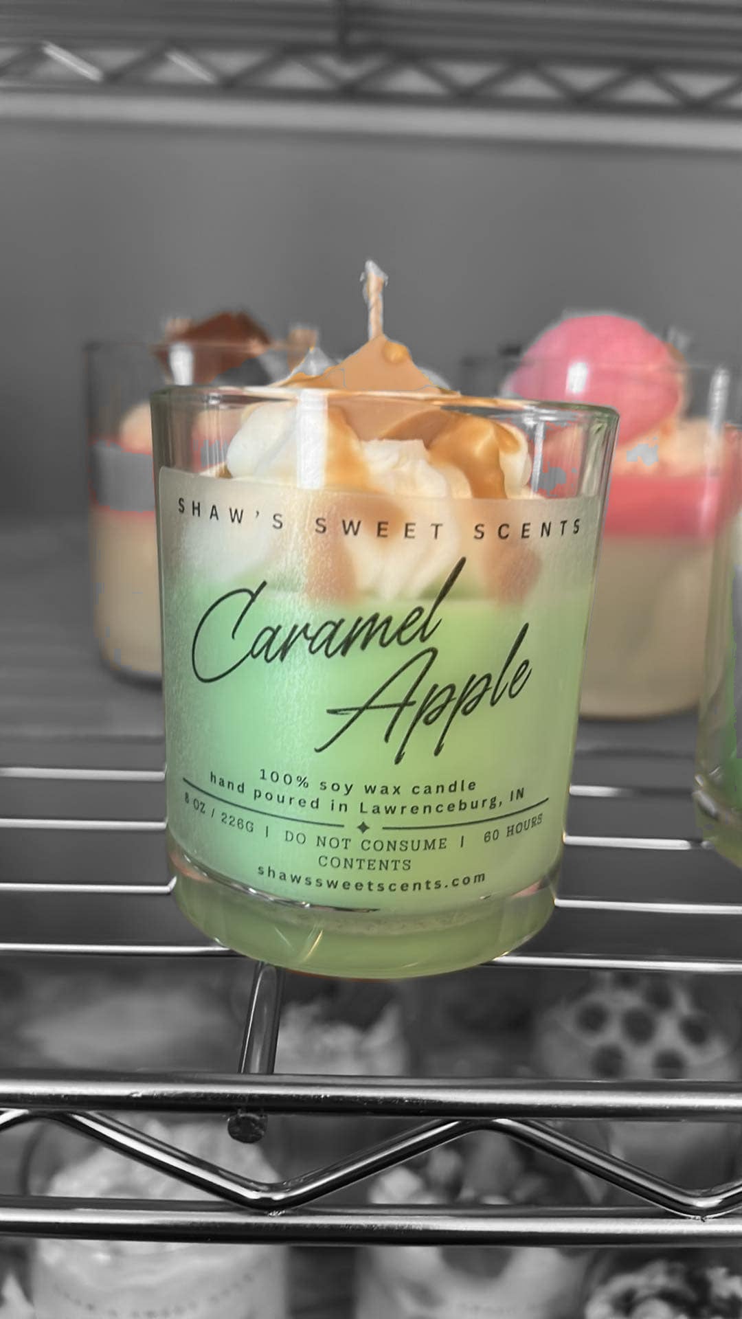 Caramel Apple Candle ~8oz