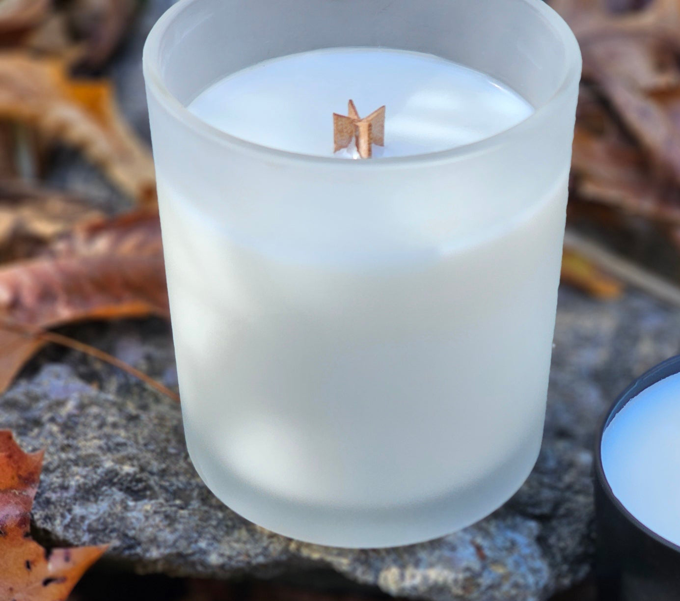 Harvest Moon ~8oz Wood Wick Candle