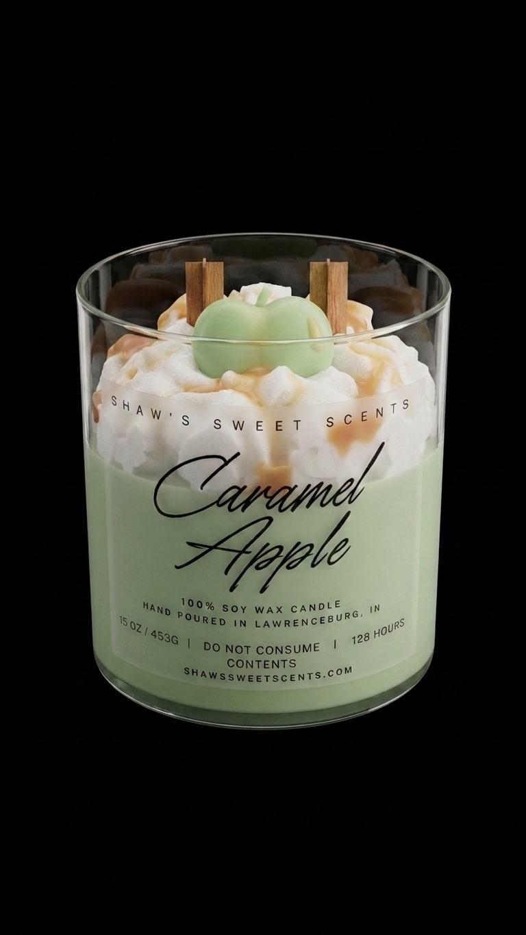 Caramel Apple Candle ~16oz