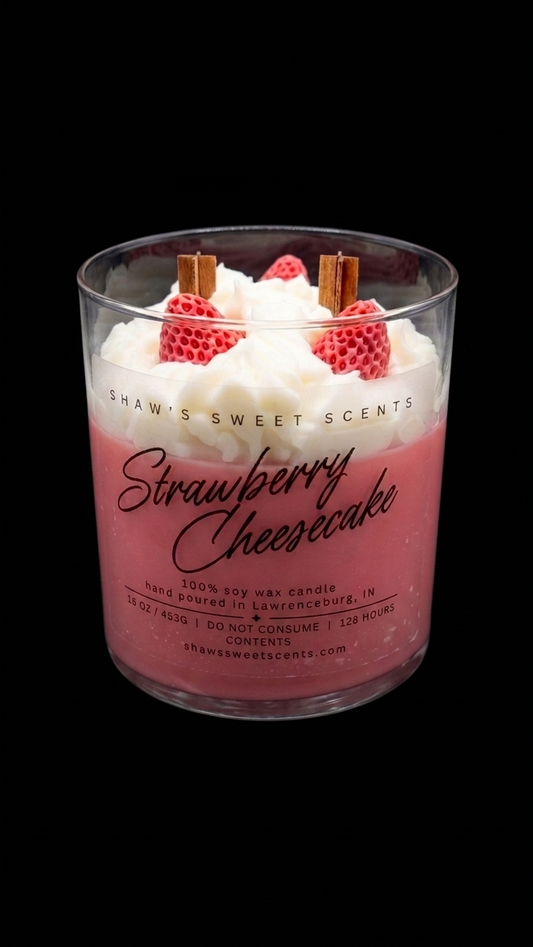 Strawberry Cheesecake Candle ~ 16oz