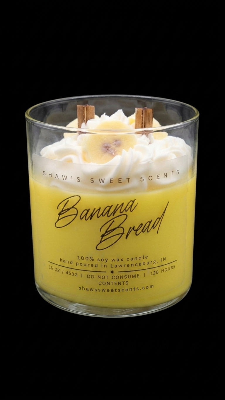 Banana Bread Candle~16oz