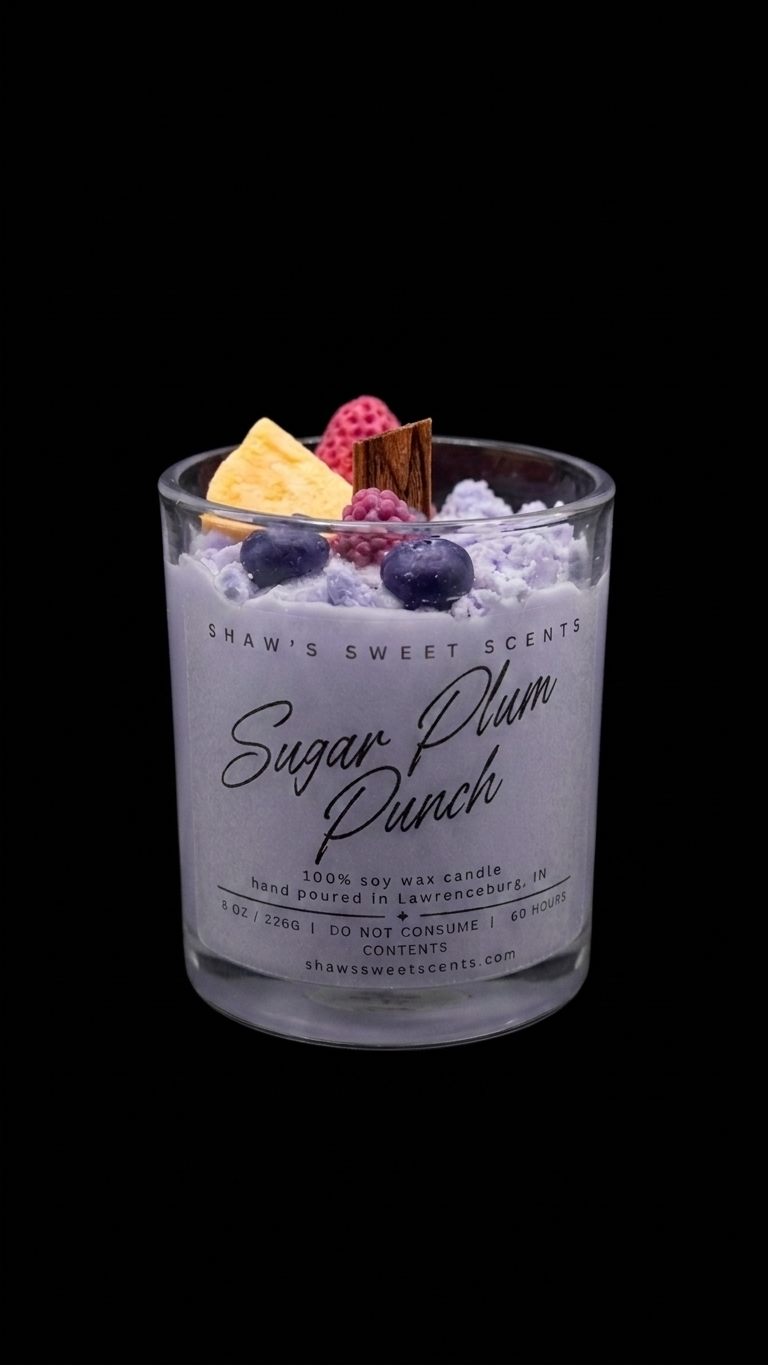 Sugar Plum Punch Candle ~8oz