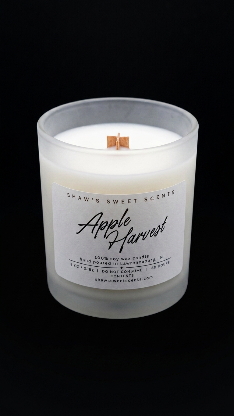 Apple Harvest ~8oz Wood Wick Candle