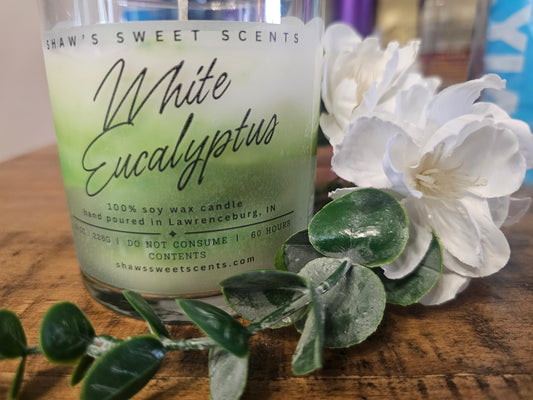 White Eucalyptus Candle ~8oz